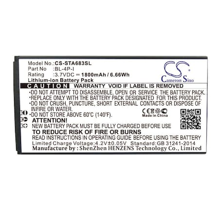 Bsc Preferred Smartfren AD683J Andromax i2 Mobile Phone Replacement Battery CS-STA683SL